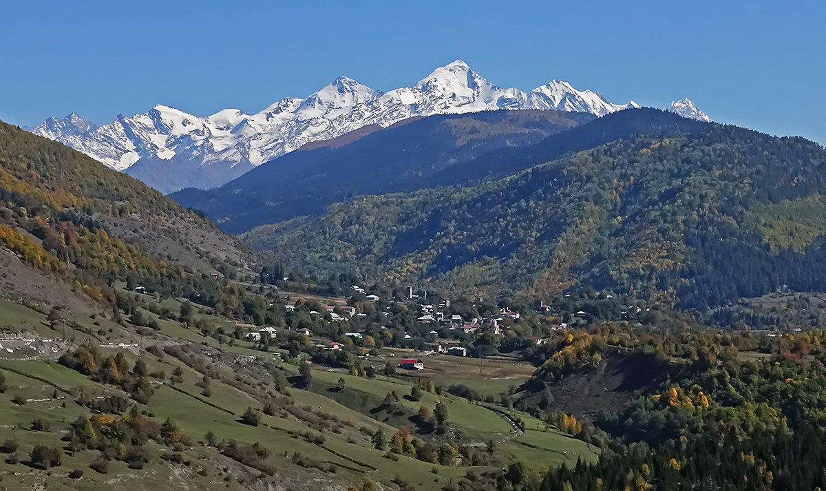 Mount Tetnuld in Svaneti