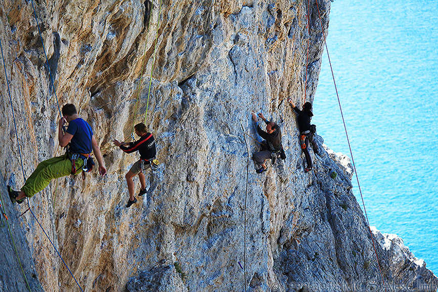 Climbing vacations with MCS AlexClimb rockclimbing School in Greece - Kalymnos