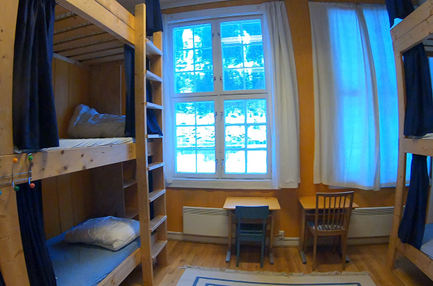 Accommodation at Old School Rjukan - not luxury, but very clean, high quality and comfortabe