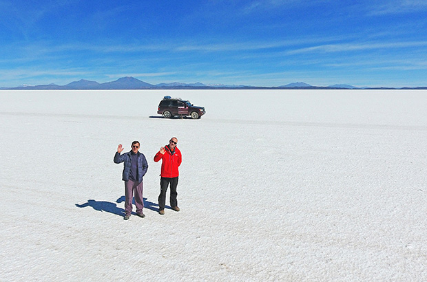 The Uyuni Salt Flat is an ideal natural mirror of colossal proportions