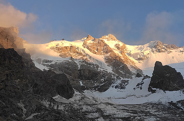 Peak Dykh Tau, northern Caucasus