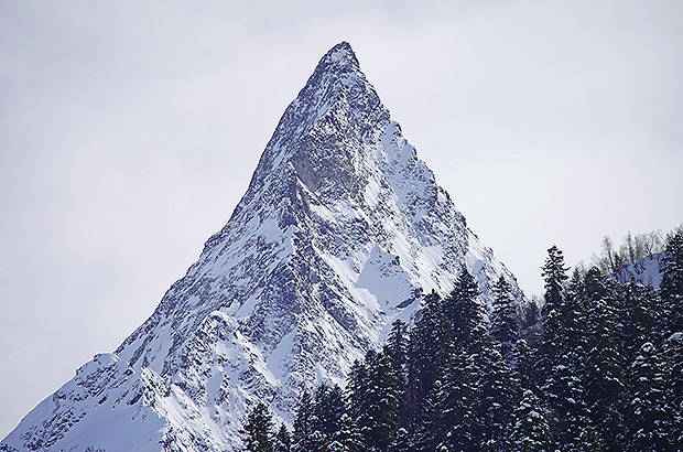 One more legendary Dombai mountain - Peak Sofrudzhu