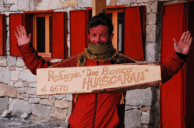 В альпинистском приюте Дон Боско на Уаскаране