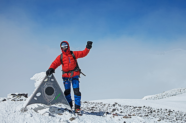 On the top of Elbrus, climbing by MCS AlexClimb 