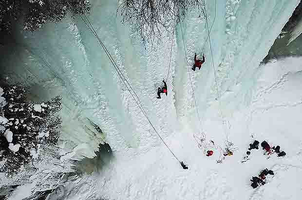 Classic MCS AlexClimb iceclimbing training in Norway